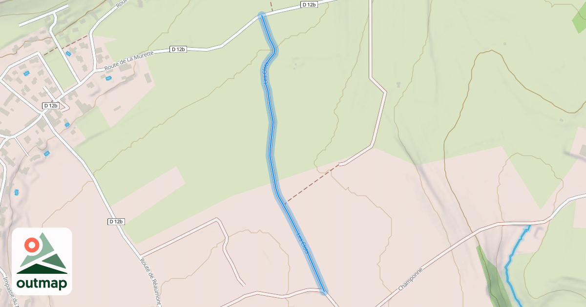 Map of Les Clots