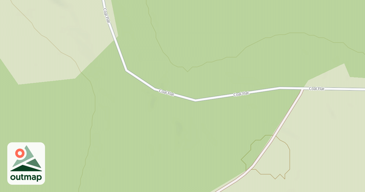 Map of COAL FLAT