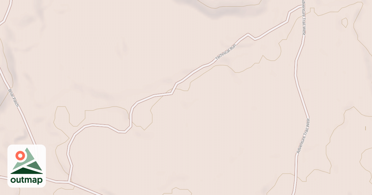 Map of Straight Arrows Trail