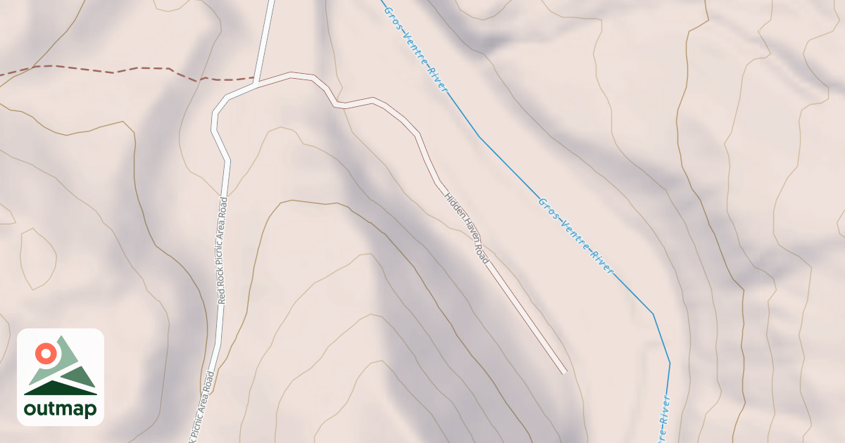 Map of HIDDEN HAVEN