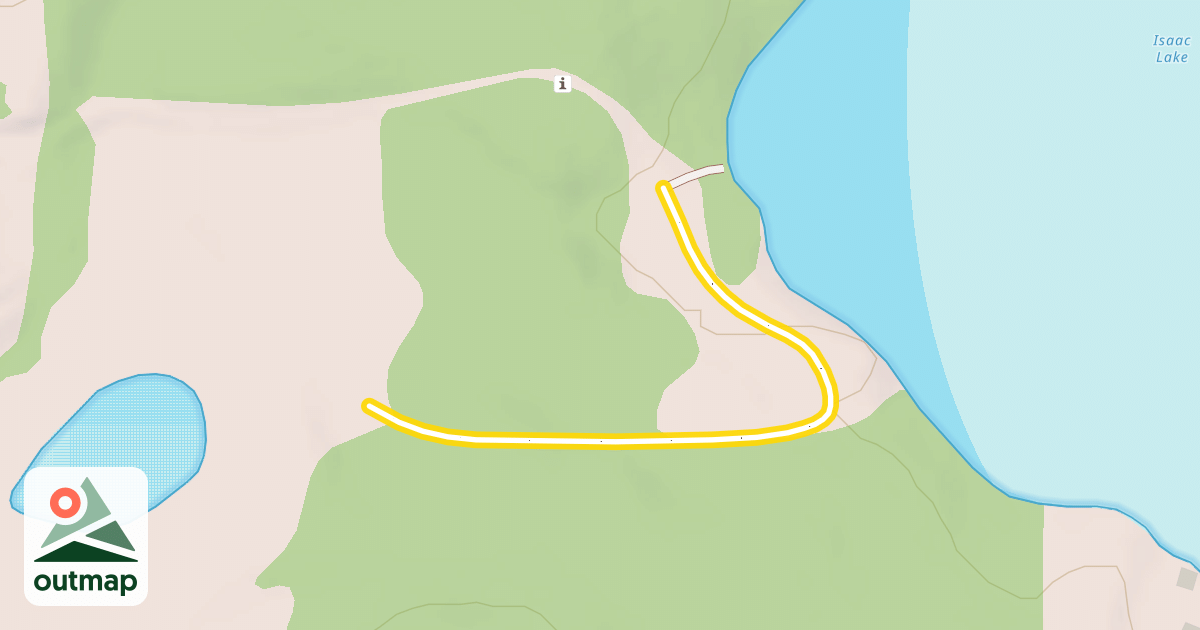 Map of Whispering Pines Trail