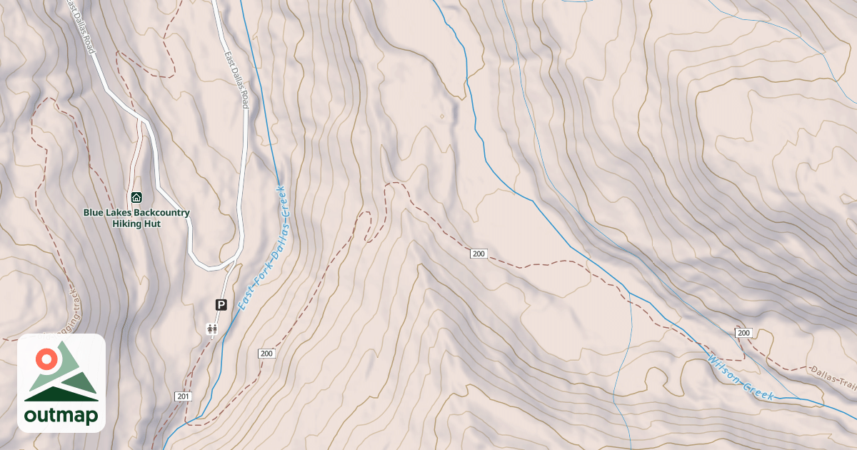 Map of USFS Motor Vehicle Use Map Trails 1760