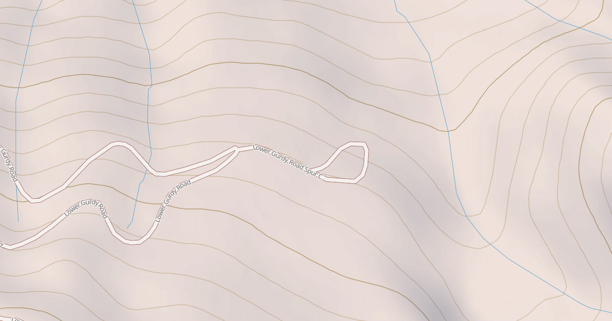 Map preview of LOWER GURDY TURNAROUND