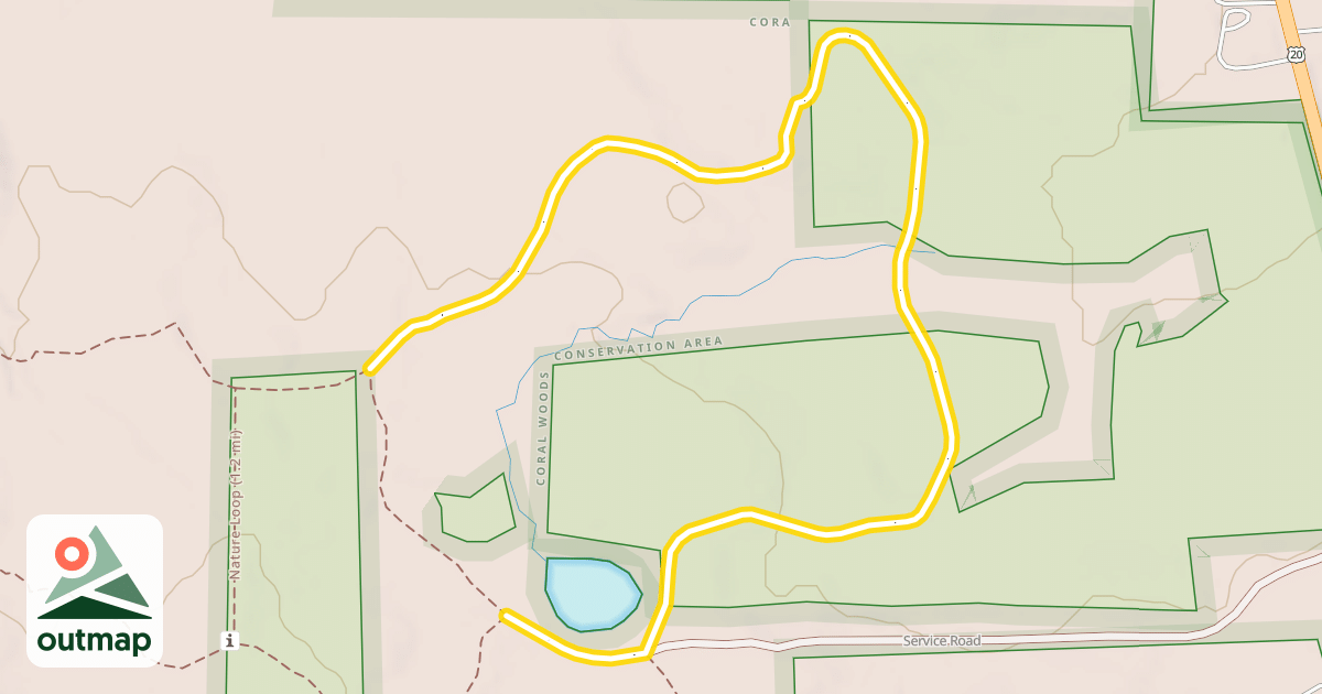 Map of Hiking / Ski Trail