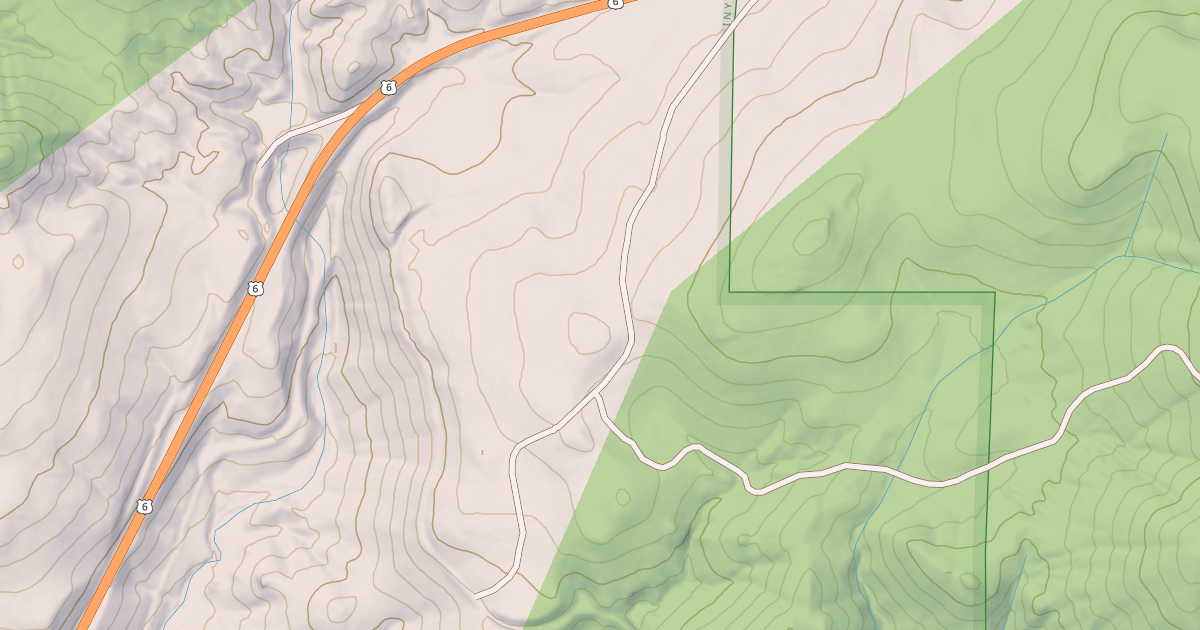 Map preview of USFS Motor Vehicle Use Map Roads {C00527BC-510F-4C16-83CD-2765639F97BE}