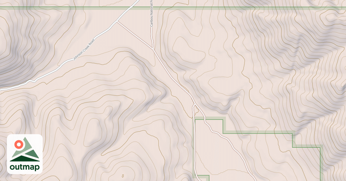 Map of DRY FORK