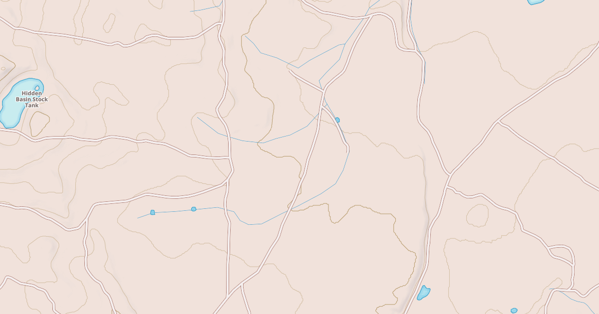 Map preview of HIDDEN BASIN TANK SPUR