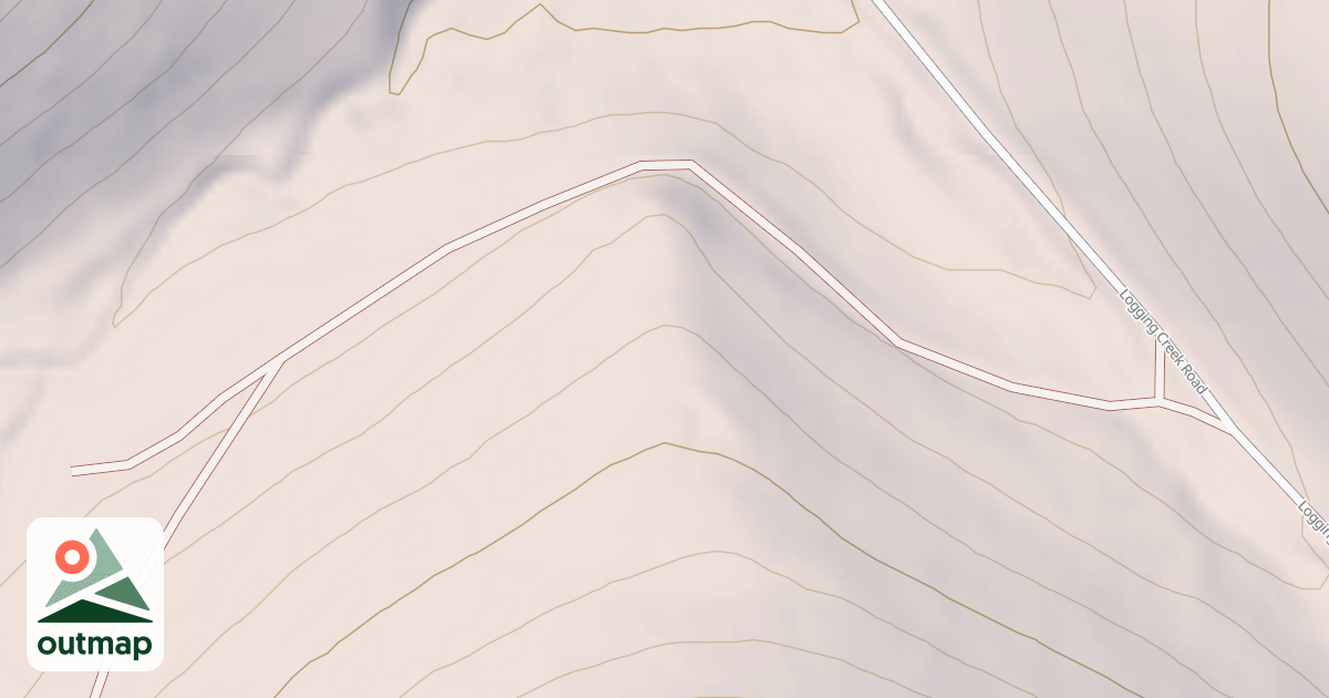 Map of LOG SPUR LOG CR. 3