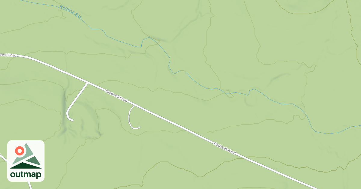 Map of S.B. Elliott State Park Snowmobile Trails