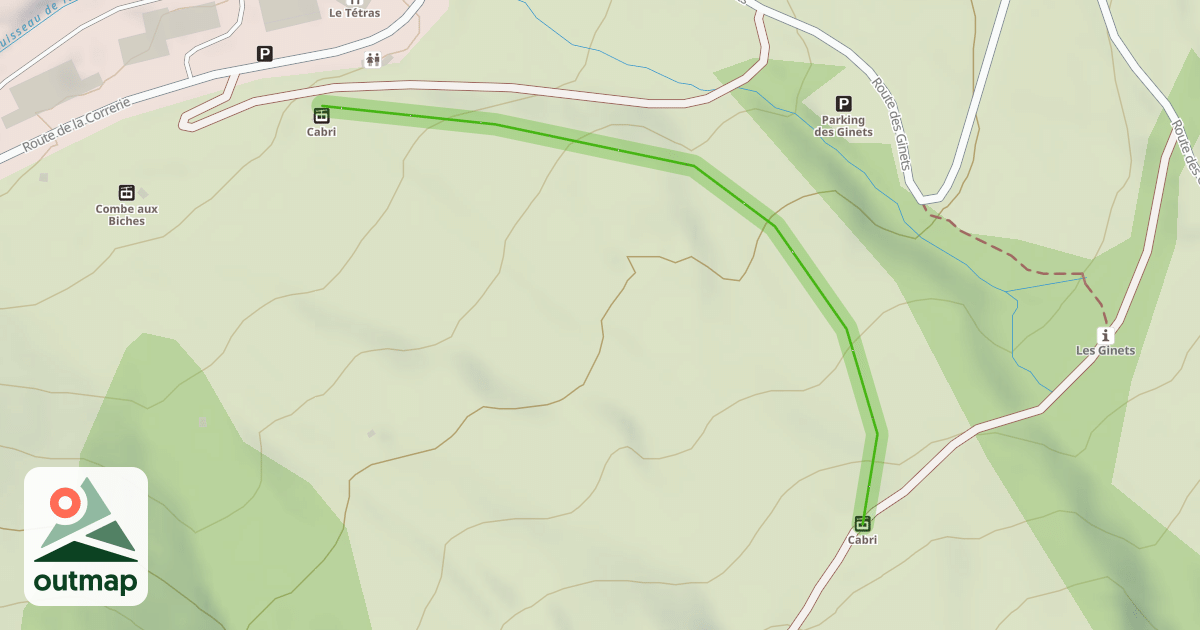 Map of Le Chevreuil