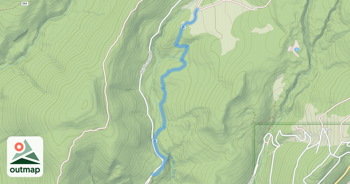 Map of Paiute Side Trail 26