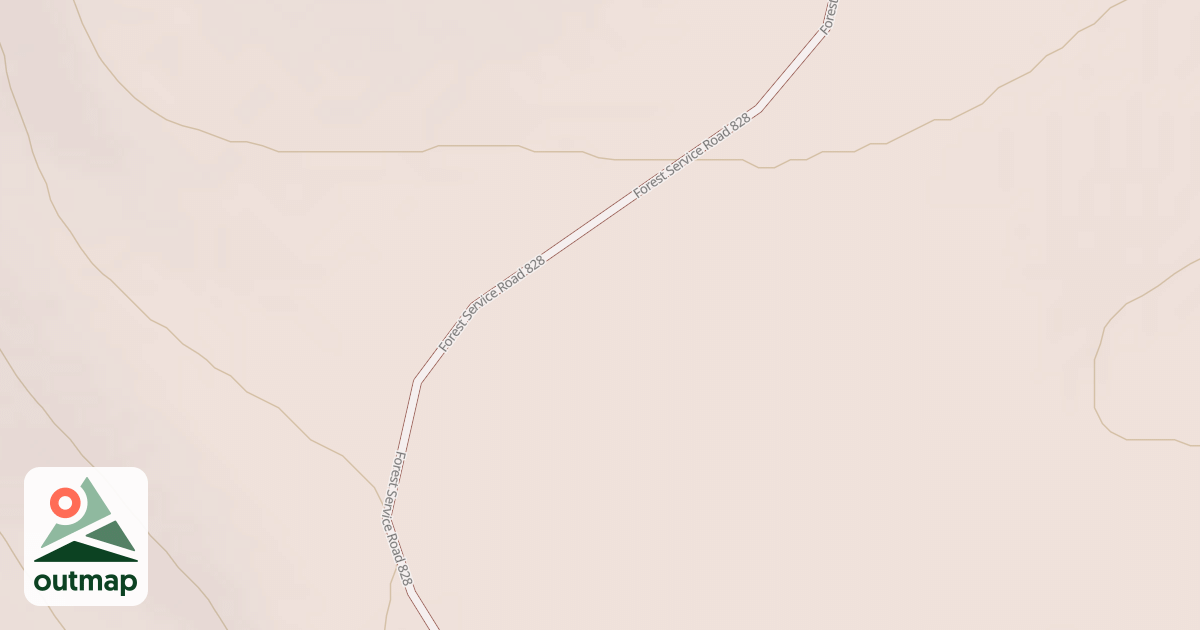 Map of LAKE CR DISPERSED B