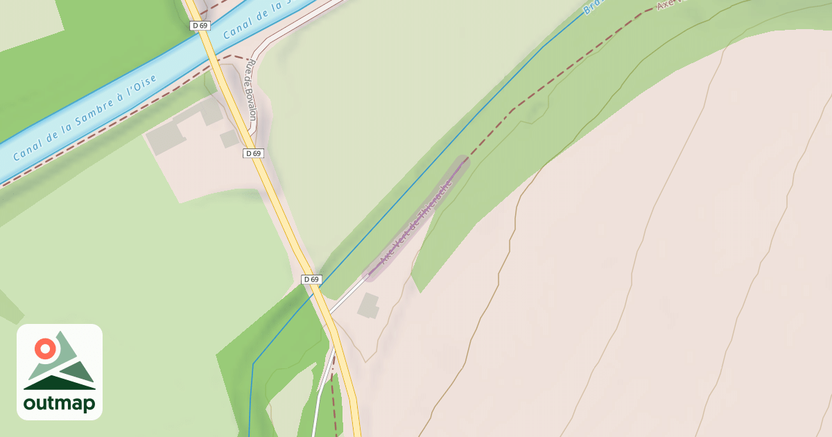 Map of Axe Vert de Thierache