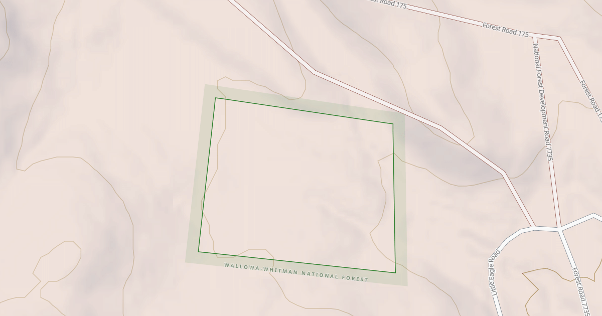 Map preview of USFS National Forest System Roads {06929F91-2883-42EB-910F-67A06F5C3A7F}