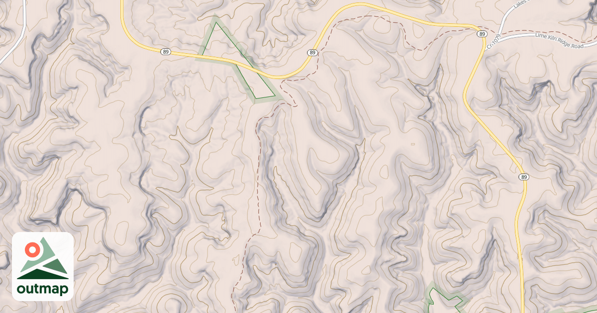 Map of Sheltowee Trace