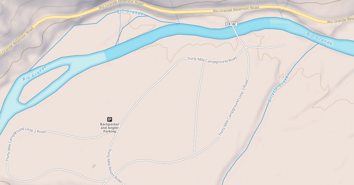 Map preview of THIRTY MILE CG