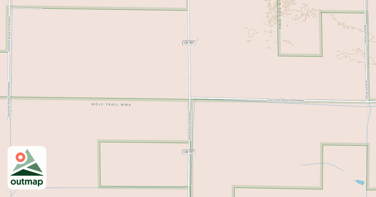 Map of Fourtown-Grygla Trail System