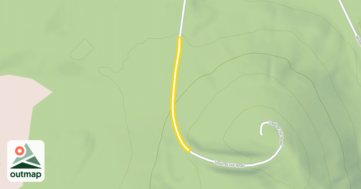 Map of Squirrel Hill Road
