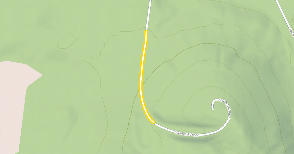 Map preview of Squirrel Hill Road