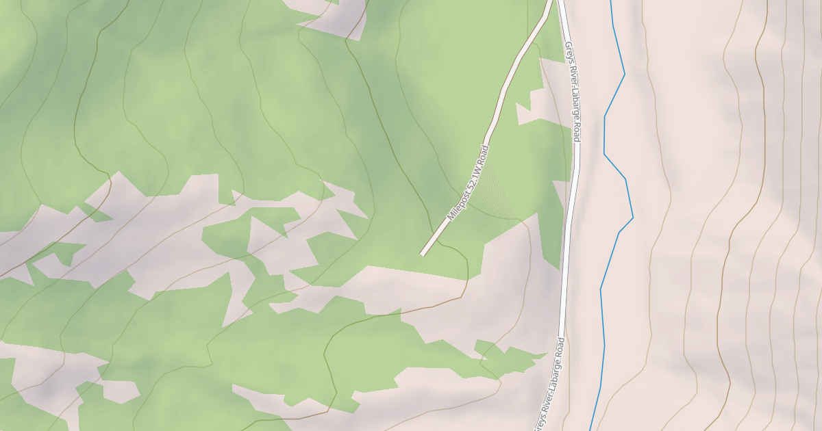 Map preview of MILE POST 52.1W