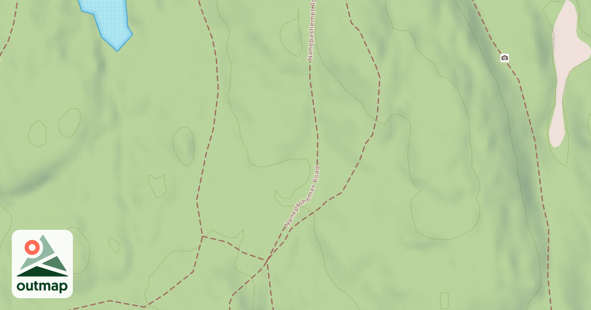 Map of Mountain Bike and Nanepashemet Rd