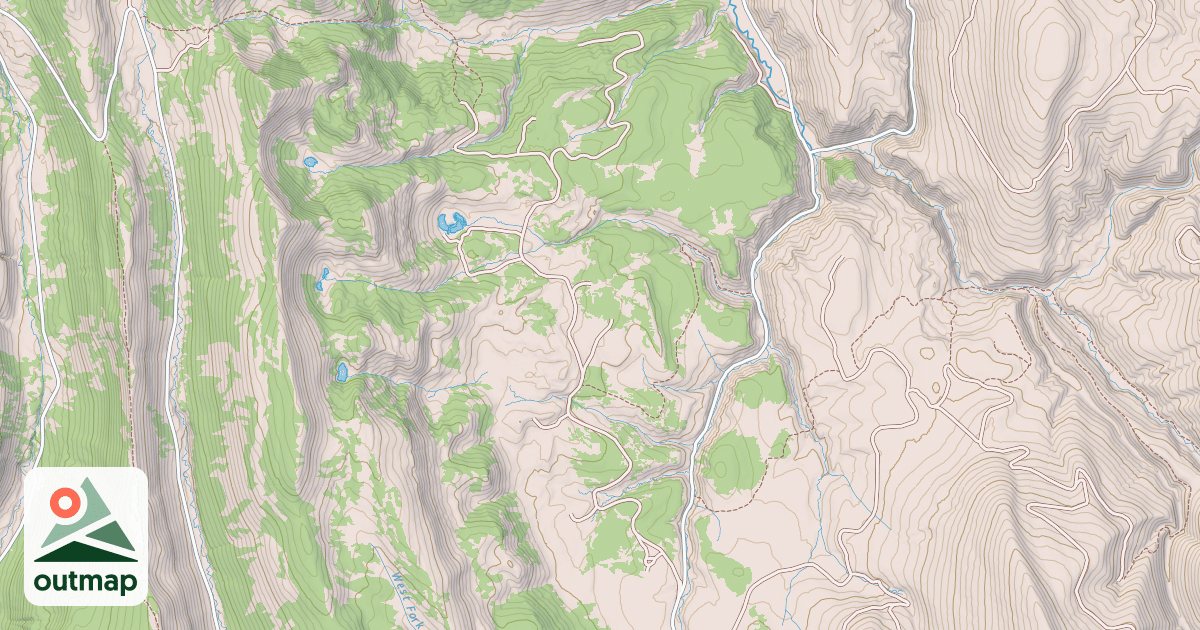 Map of POISON CREEK