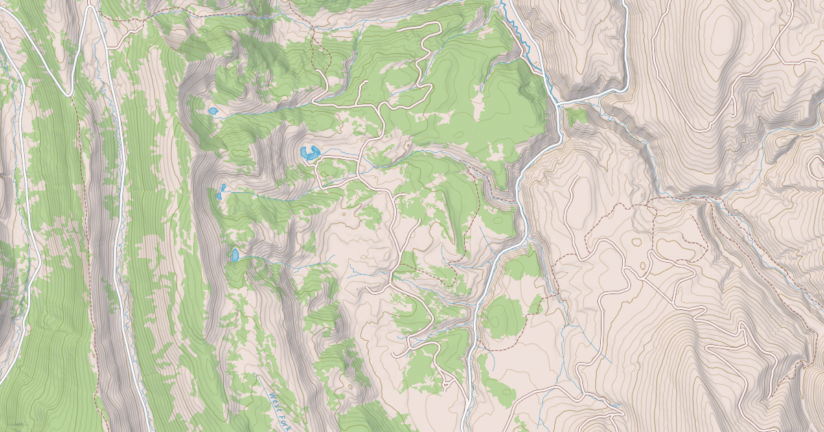 Map preview of POISON CREEK