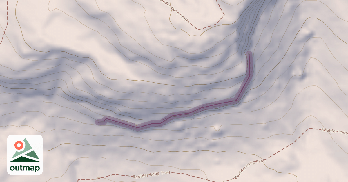 Map of Main Cliff