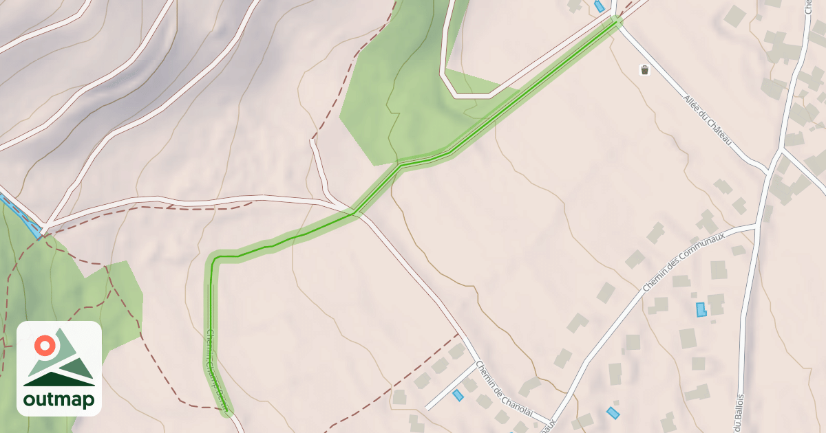Map of Chemin Champ Bertin