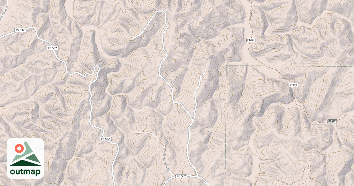 Map of HITCHING BEECH