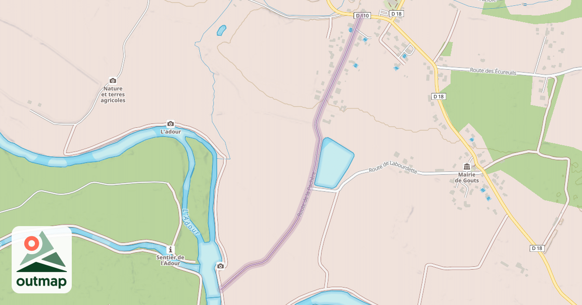 Map of Route de la Pachère