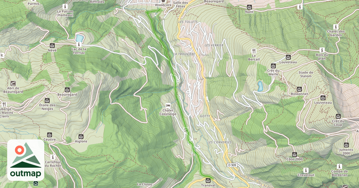 Map of L'Envers