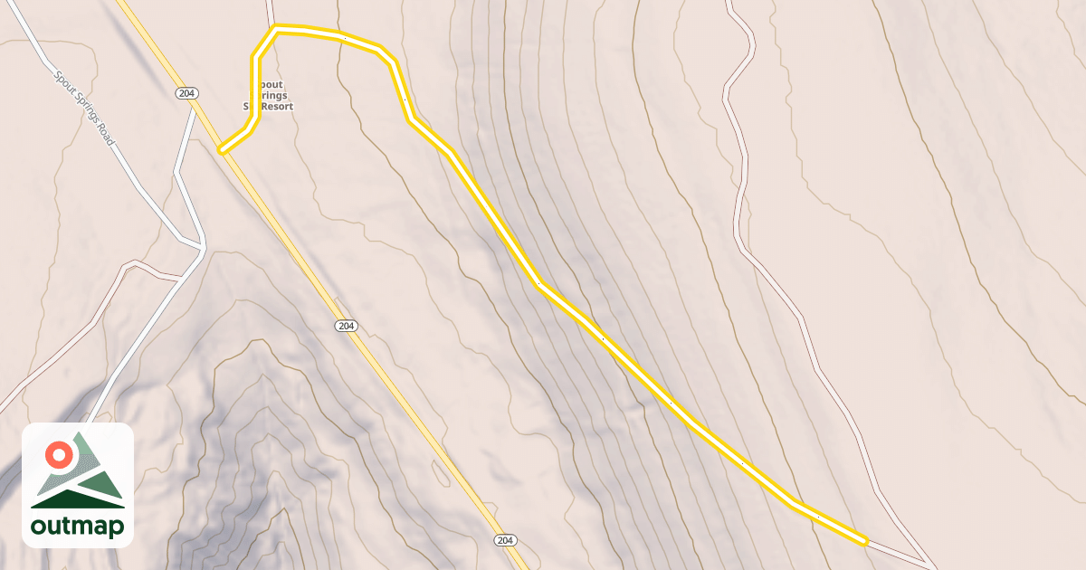 Map of National Forest Development Road 060