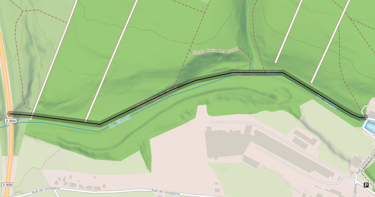 Map preview of Single Berge du Gland