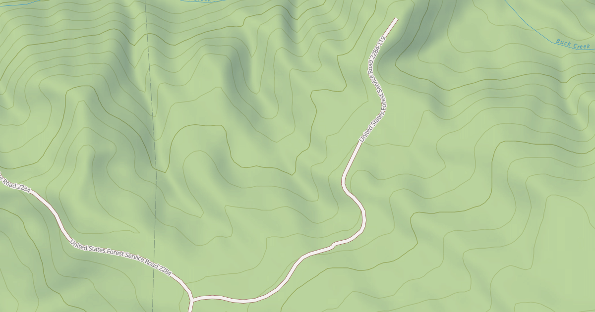 Map preview of USFS National Forest System Roads {4C797448-AB80-4823-BBDB-FA704700634C}