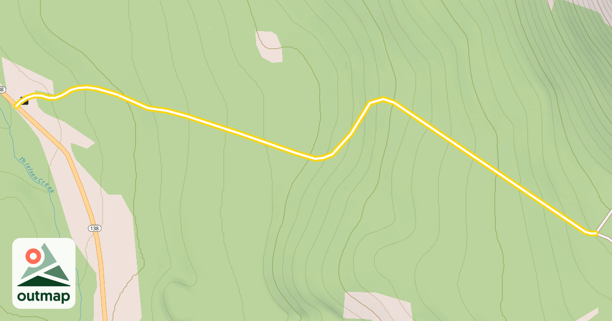Map of Cinnamon Butte Road