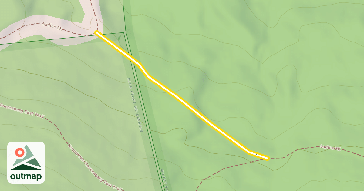Map of Ladies 5K