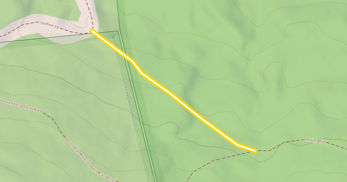 Map preview of Ladies 5K