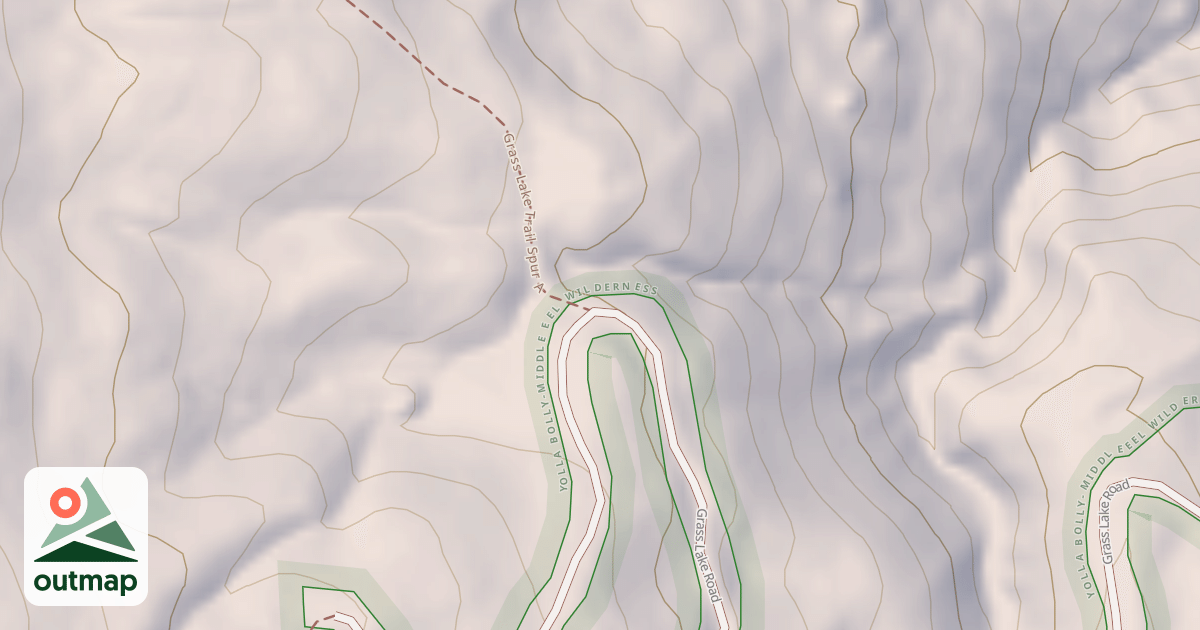 Map of GRASS LAKE SPUR A