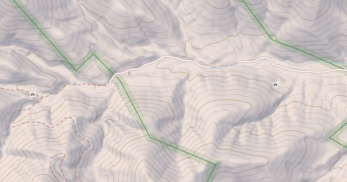 Map preview of JHUS CANYON