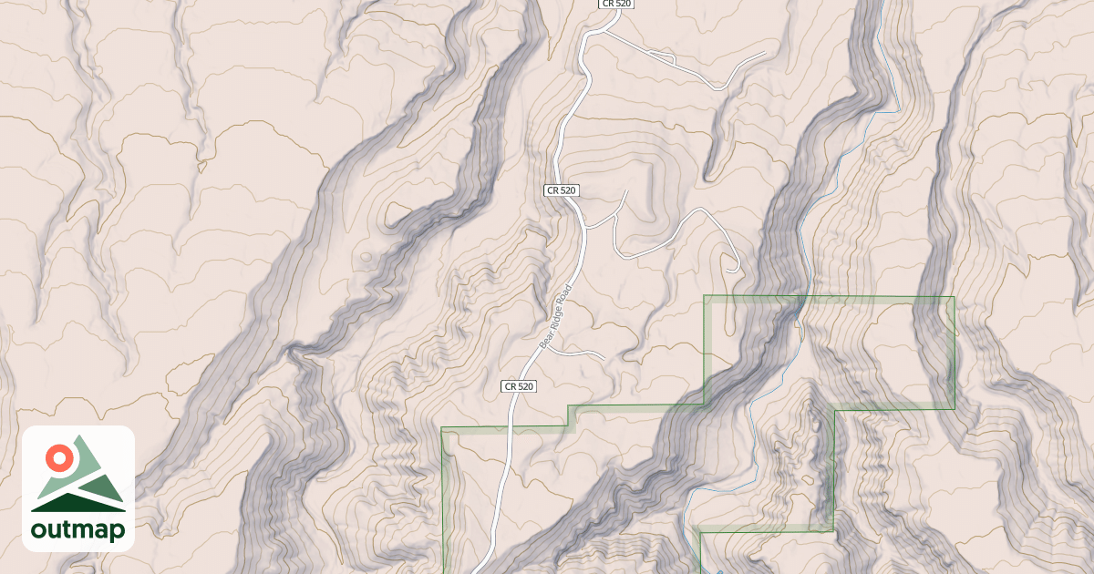 Map of BEAR RIDGE