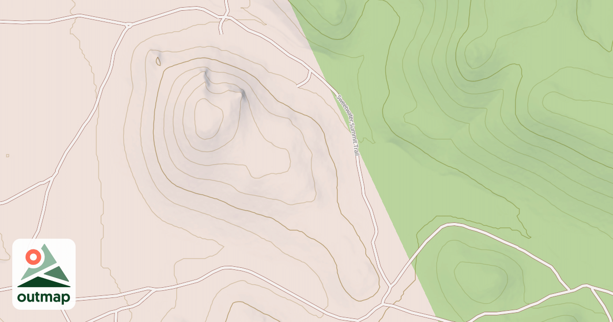 Map of SWEETWATER SUMMIT