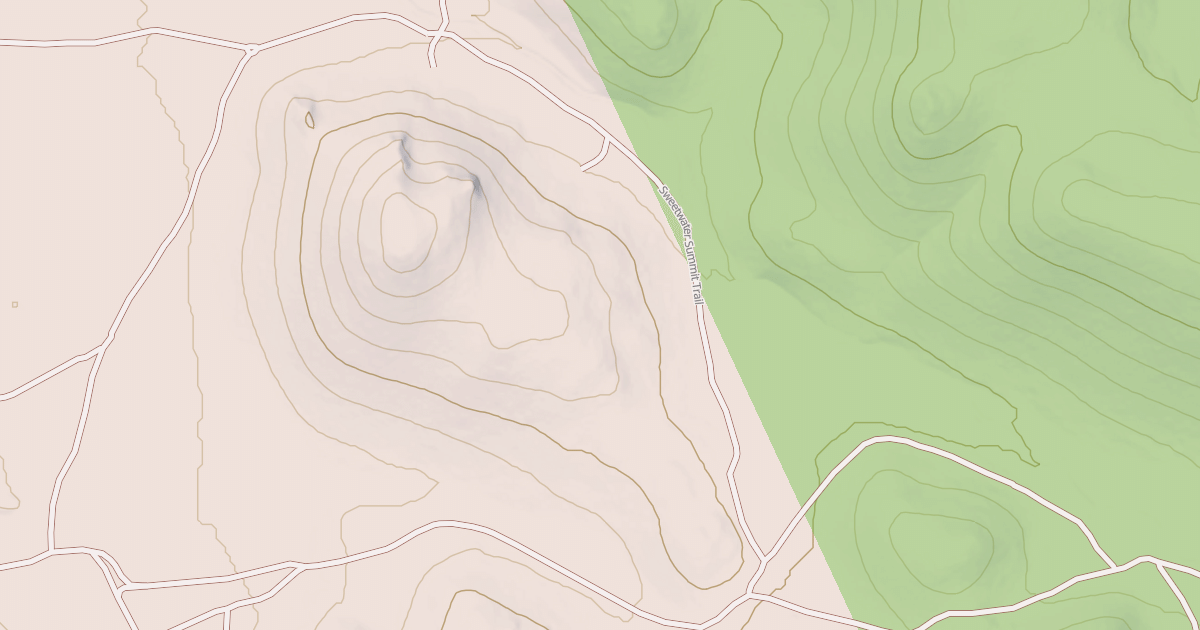 Map preview of SWEETWATER SUMMIT