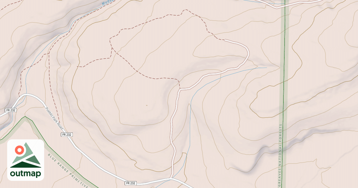 Map of USFS National Forest System Roads {0D3DE0EE-C1A5-4A1E-9D6B-377B3C5E08D1}