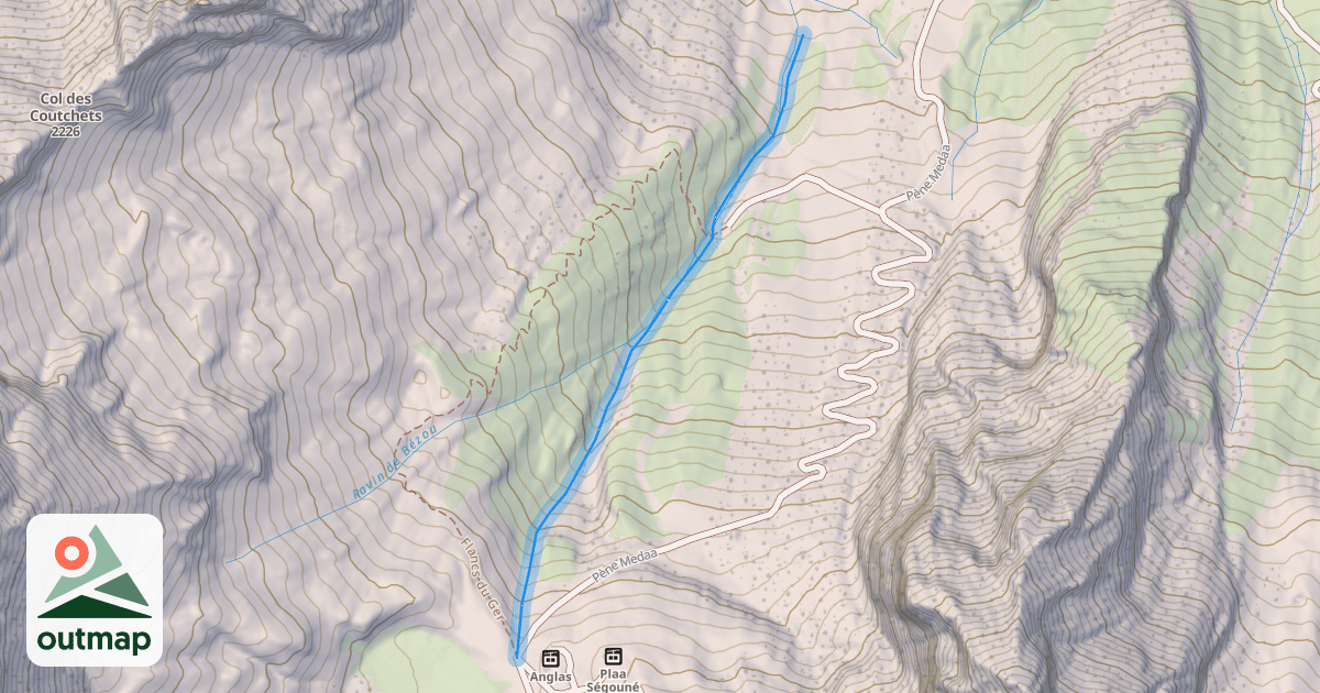 Map of La Combe