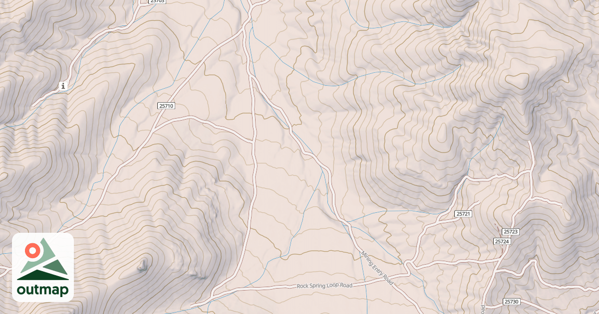 Map of ROCK SPRING LOOP ROAD