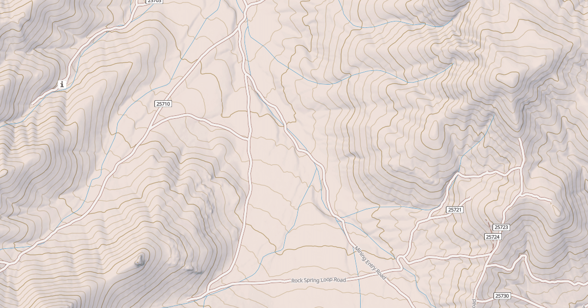 Map preview of ROCK SPRING LOOP ROAD