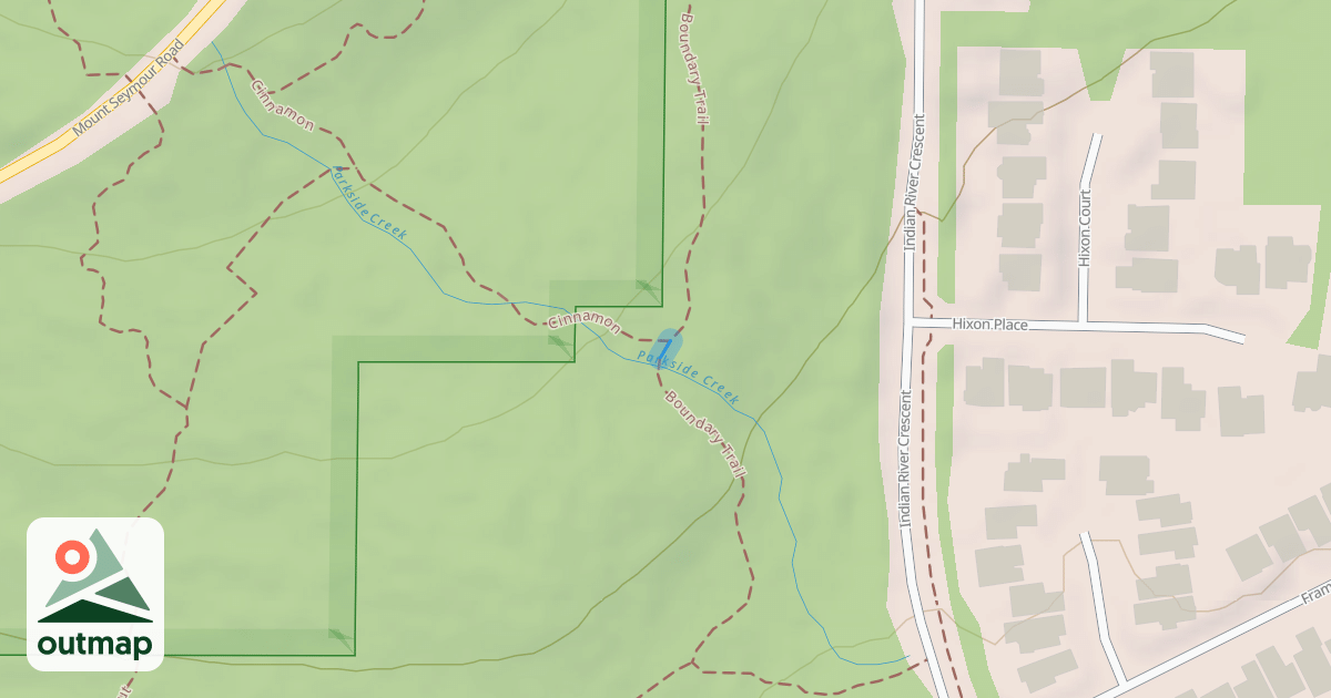 Map of Boundary Trail