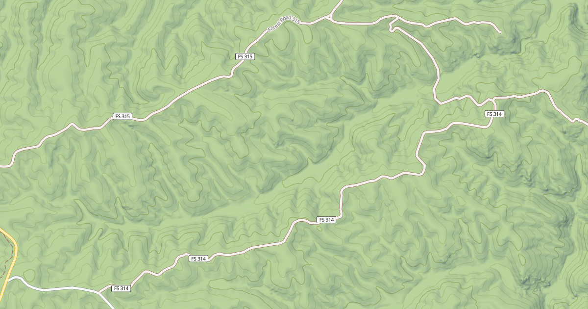 Map preview of ENSIGN GULCH