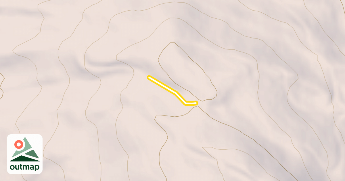 Map of Mt. Ozbaldy Touring Trail
